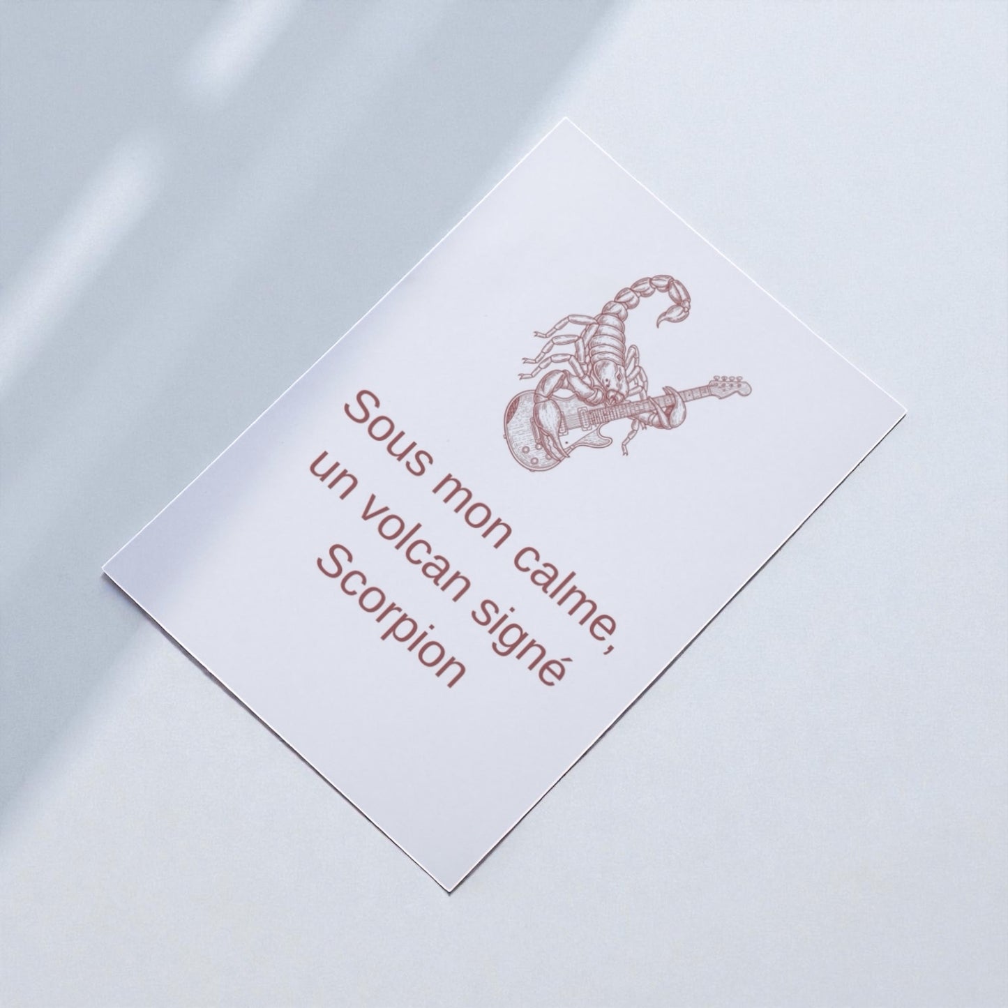 Poster Scorpion – Affiche Signe Astrologique Scorpion , Idée Cadeau Anniversaire