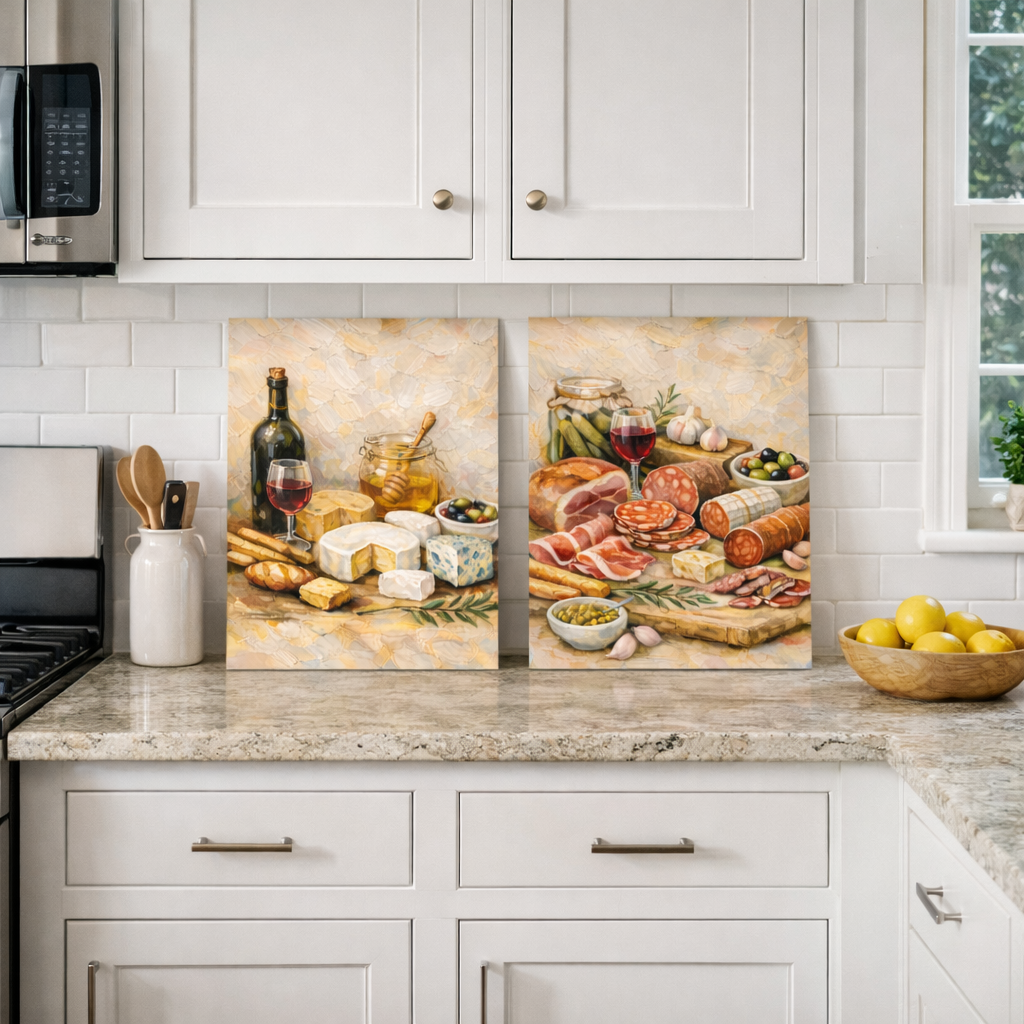 Kitchen wall decor poster – Elegant kitchen wall decor for a warm and inviting kitchen