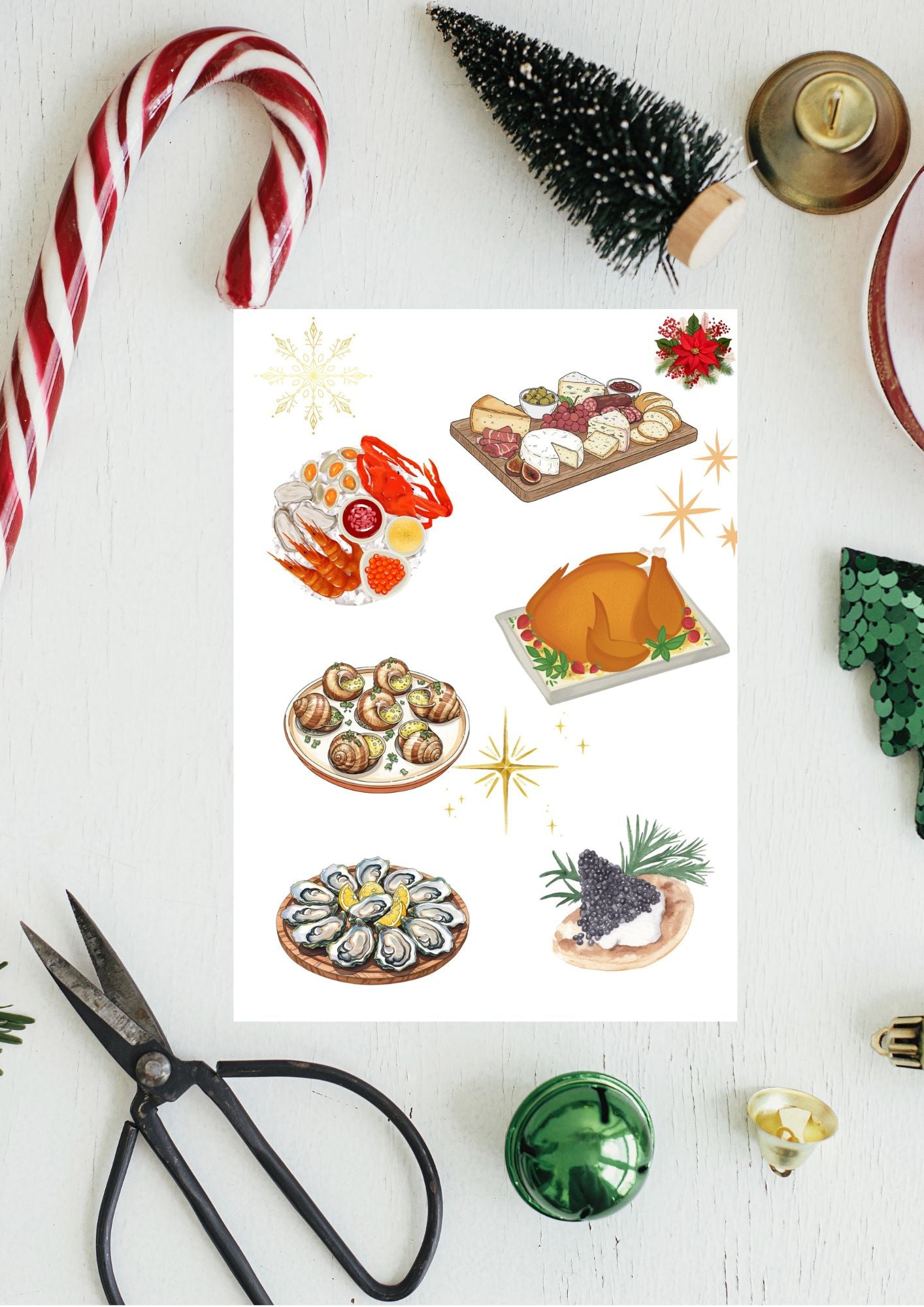 Christmas Poster “Christmas Meal” – Downloadable Christmas Poster