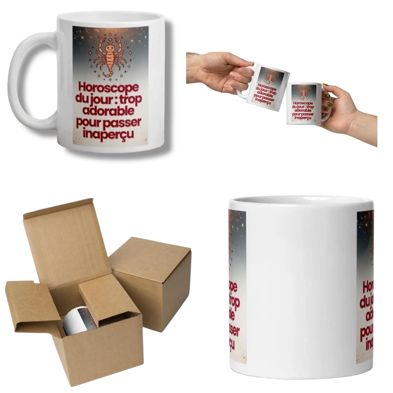 Idée Cadeau Anniversaire, Petit Mot Gentil, Mug cake