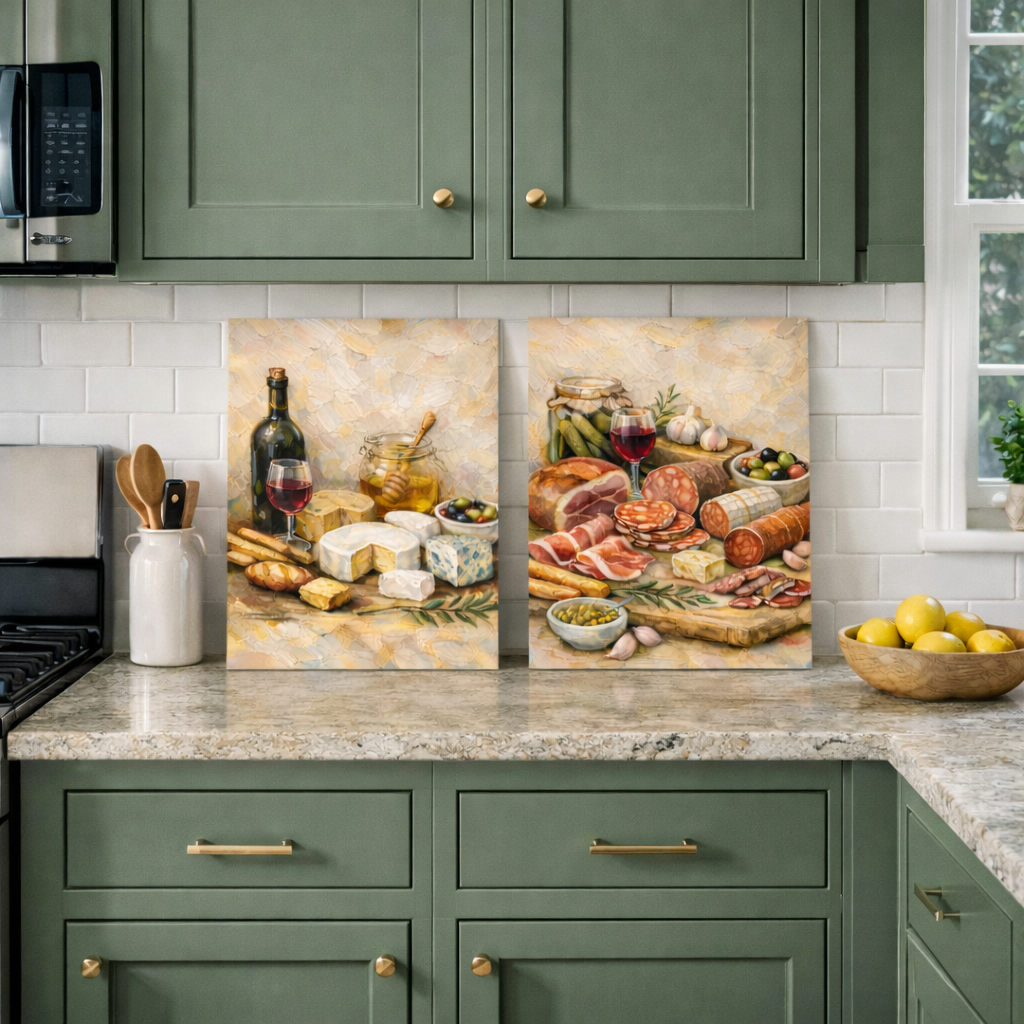 Kitchen wall decor poster – Elegant kitchen wall decor for a warm and inviting kitchen