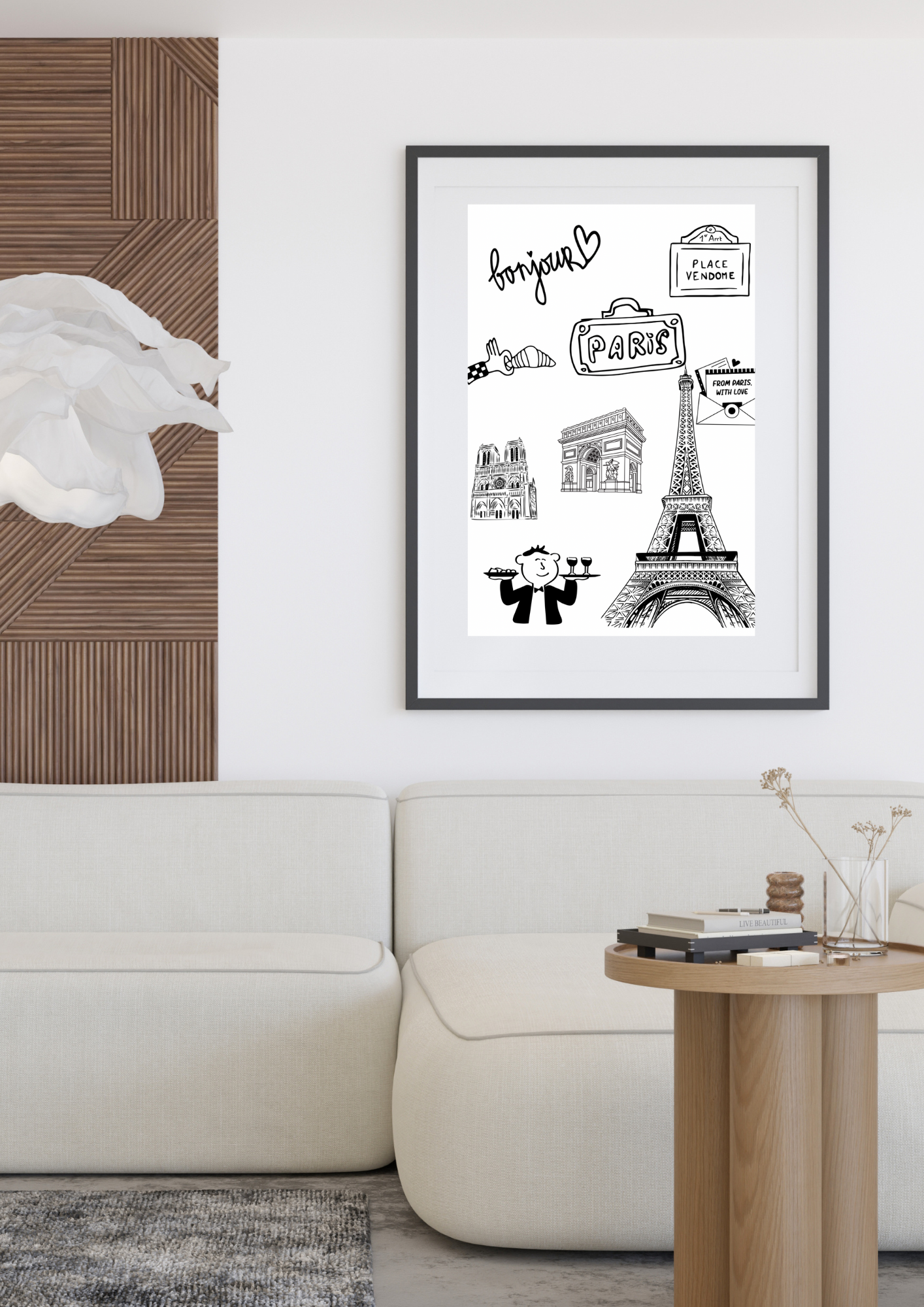 Paris Poster – Souvenir of Paris – Wall Decoration – Wall Art – Gift Idea