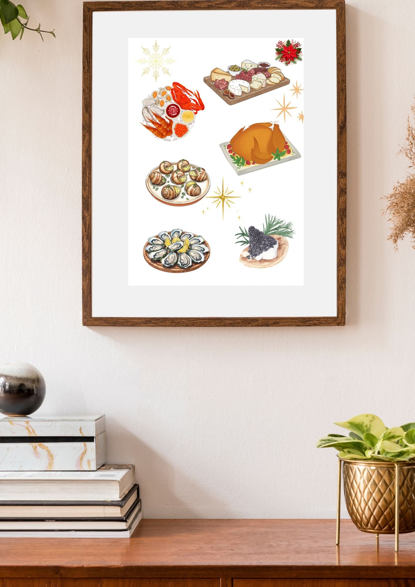 Christmas Poster “Christmas Meal” – Downloadable Christmas Poster