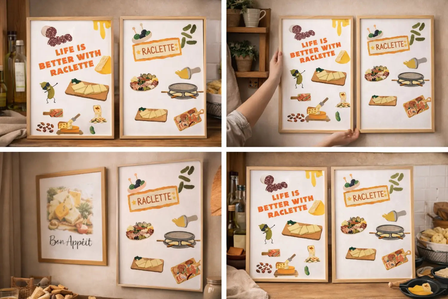 Cozy Kitchen Wall Decor Ideas with Printable Art
