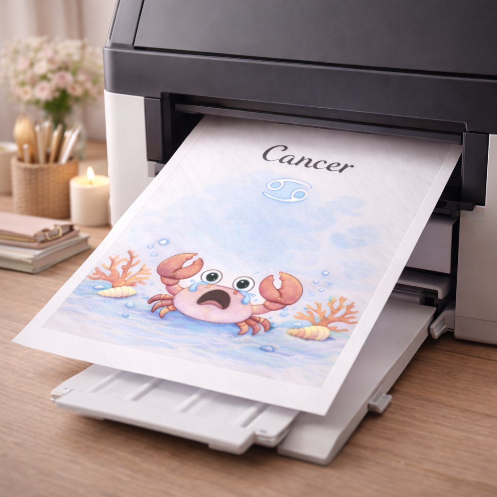 Cadeau Cancer Élégant – Poster Astrologique Téléchargeable