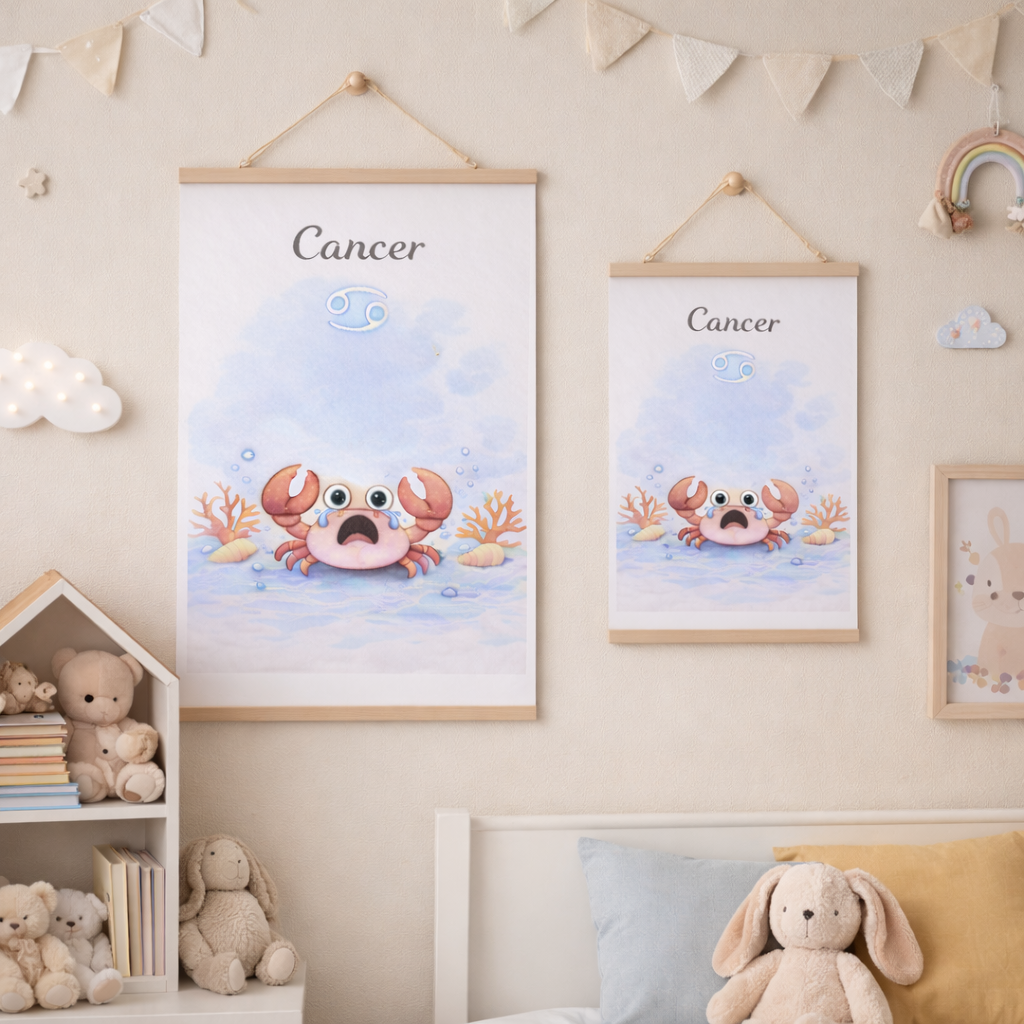 Cadeau Cancer Élégant – Poster Astrologique Téléchargeable