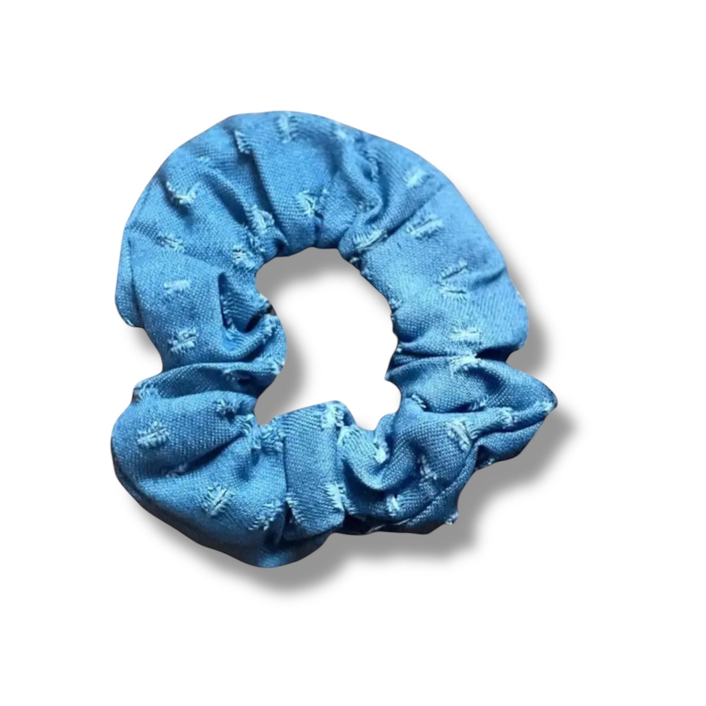 Chouchou cheveux denim jeans Accessoire cheveux bleu 
