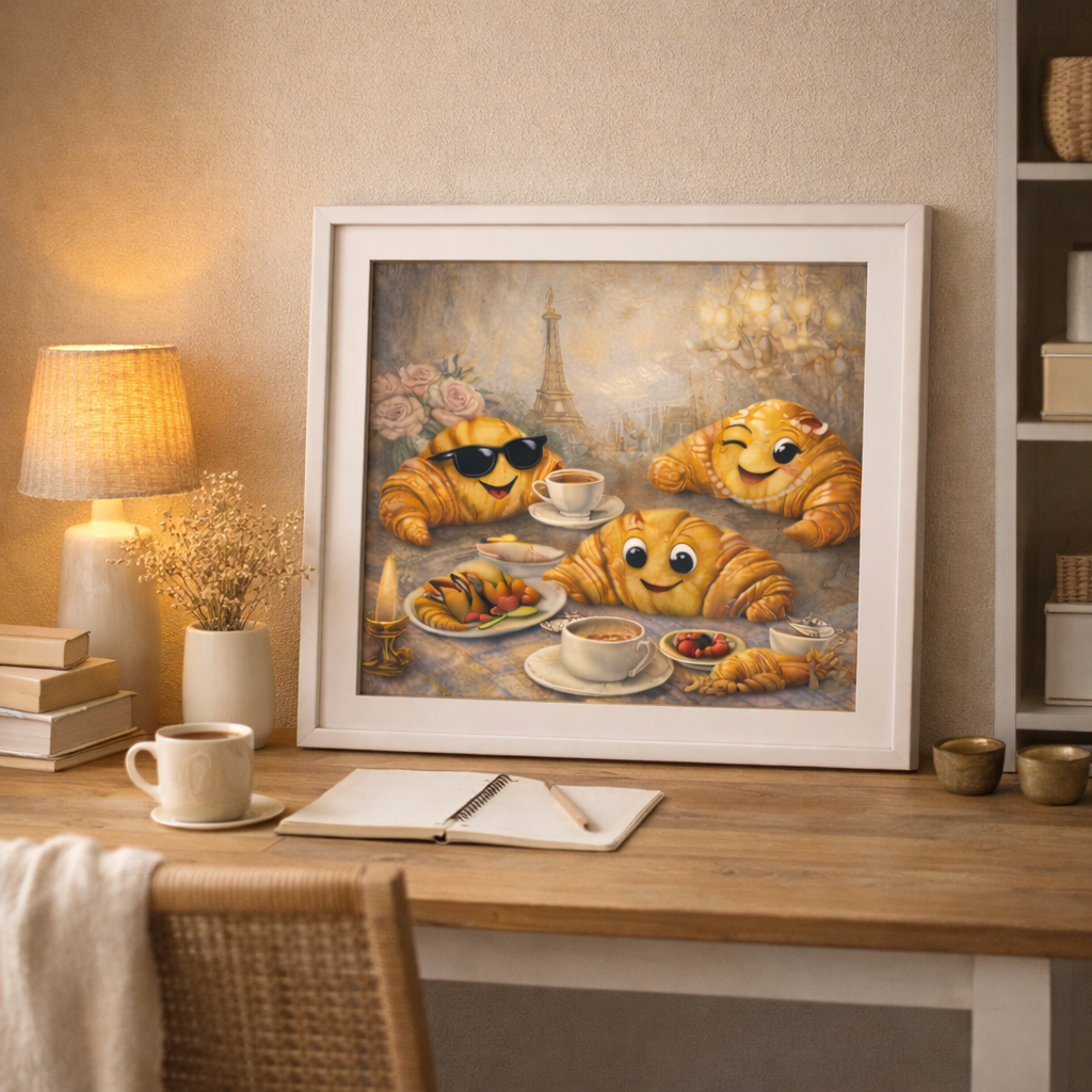 Kitchen Wall Decor Poster – Paris Souvenir (Downloadable)