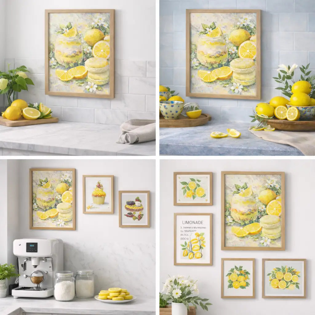 Recette facile de la tarte au citron meringuée + idée déco murale pour cuisine