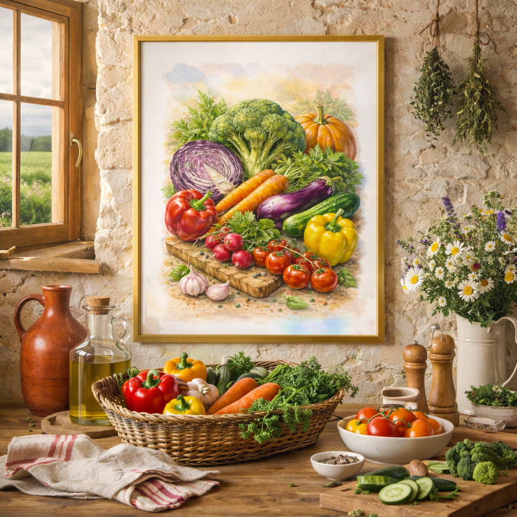 Set of 3 Kitchen Posters – Kitchen Wall Decor – Kitchen Poster