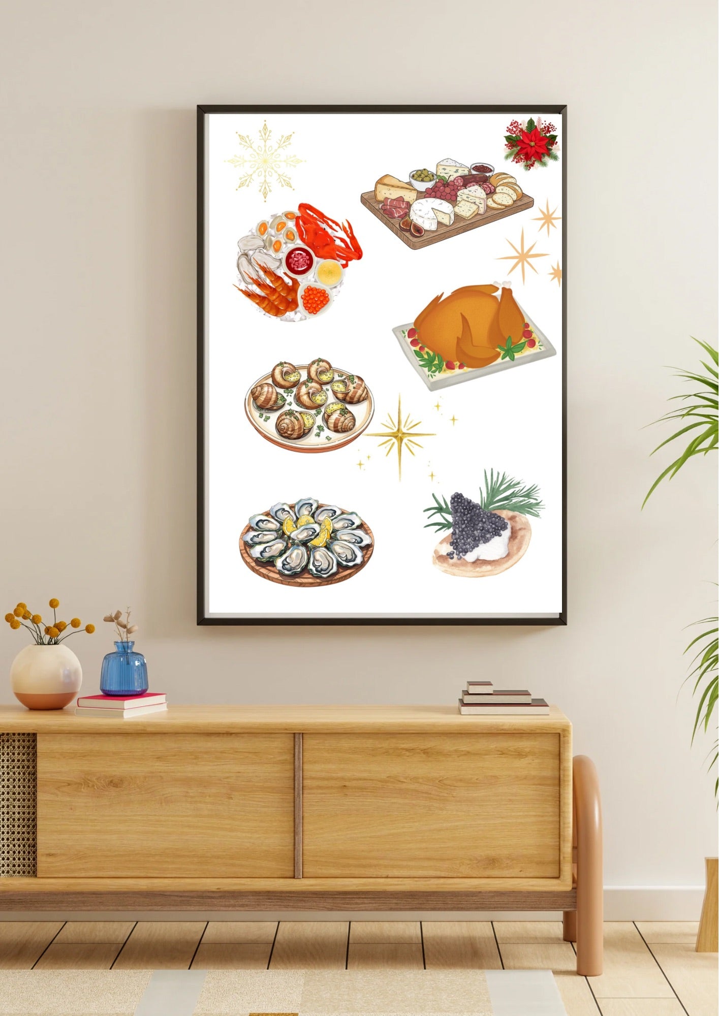 Christmas Poster “Christmas Meal” – Downloadable Christmas Poster