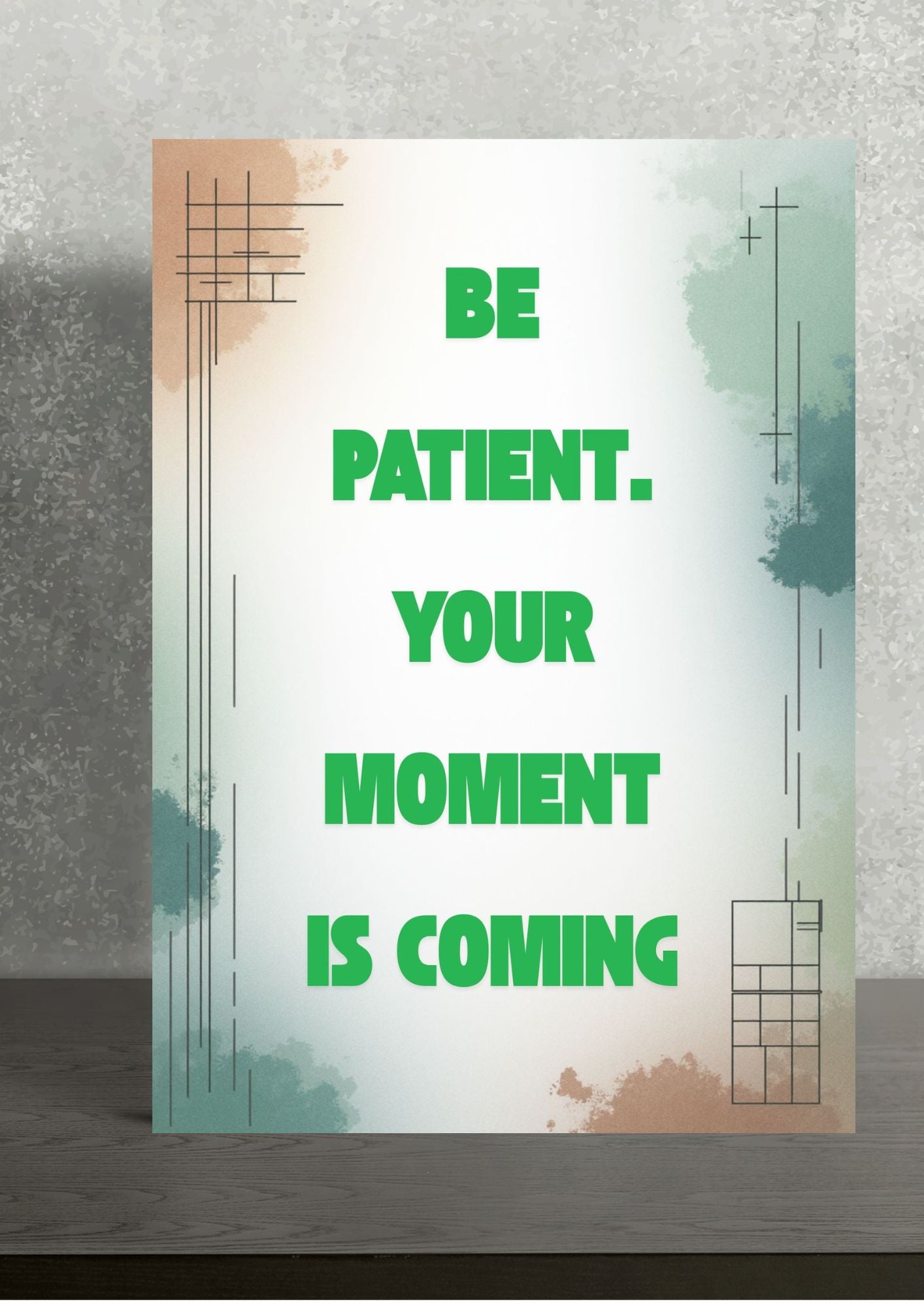 Poster motivation à télécharger – Message motivation inspirant