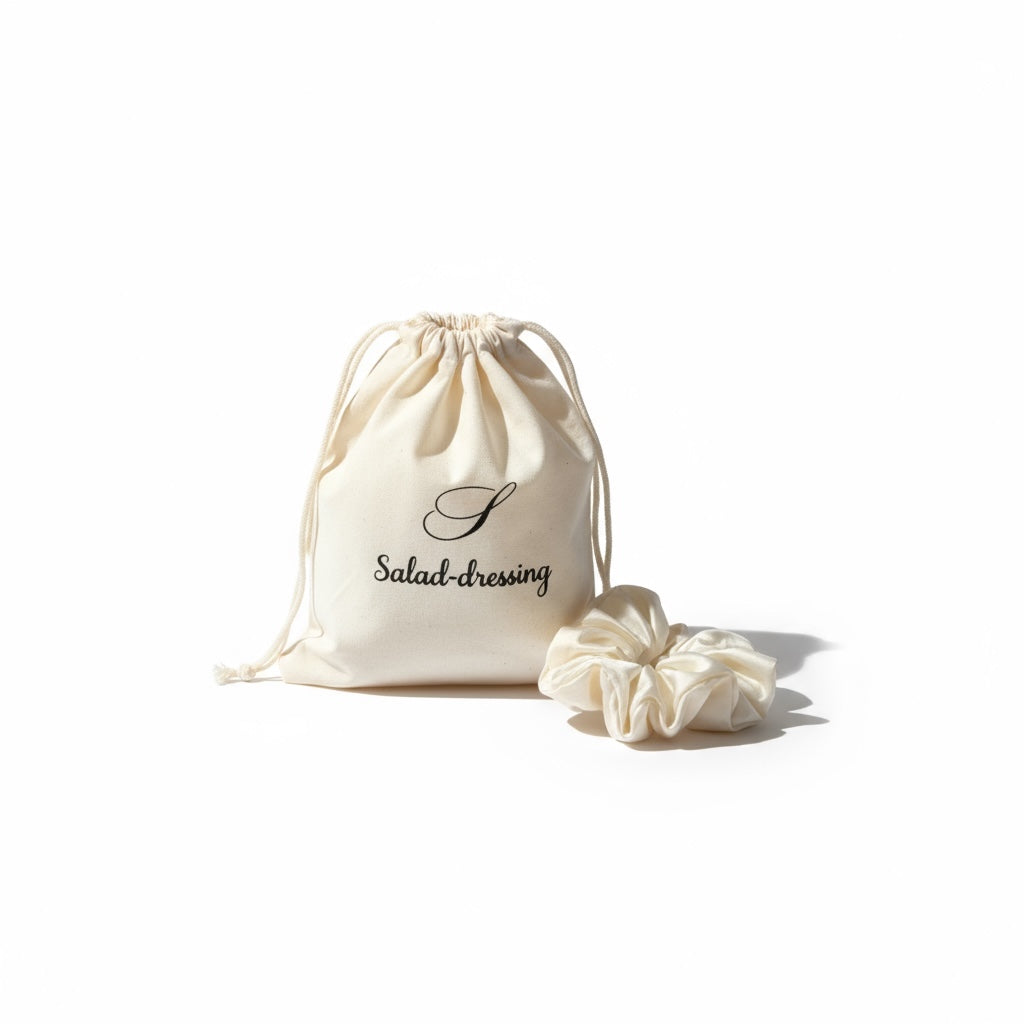 XL Satin Hair Scrunchie – Trendy Hair Elastic Gift Idea for Women