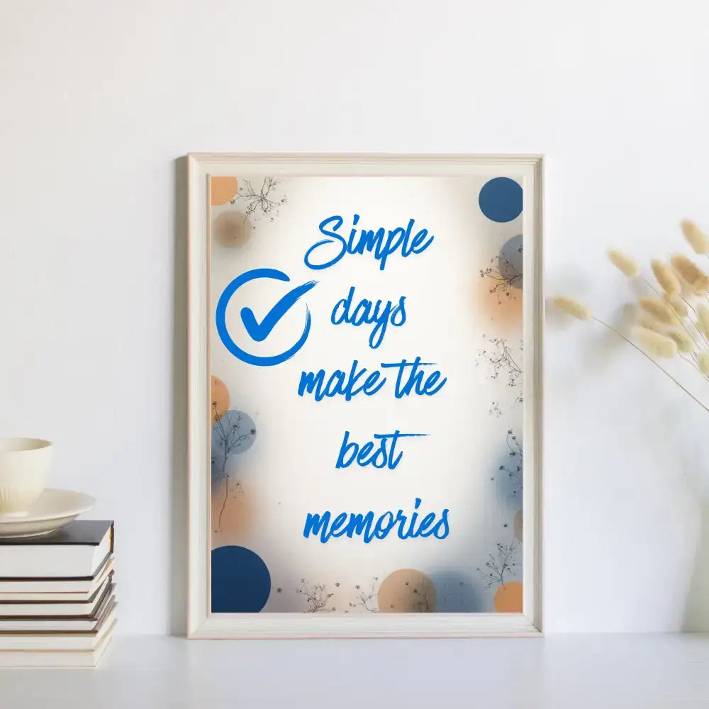 Affiche à Imprimer Minimaliste – Citation Inspirante PDF, Déco Murale Pas Chère