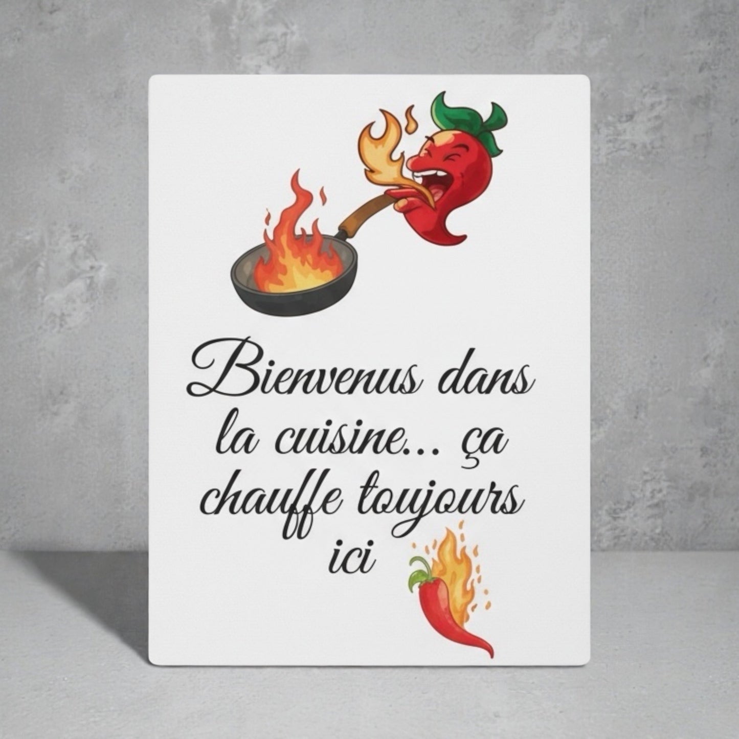 Affiche bienvenue cuisine à imprimer, décoration murale cuisine