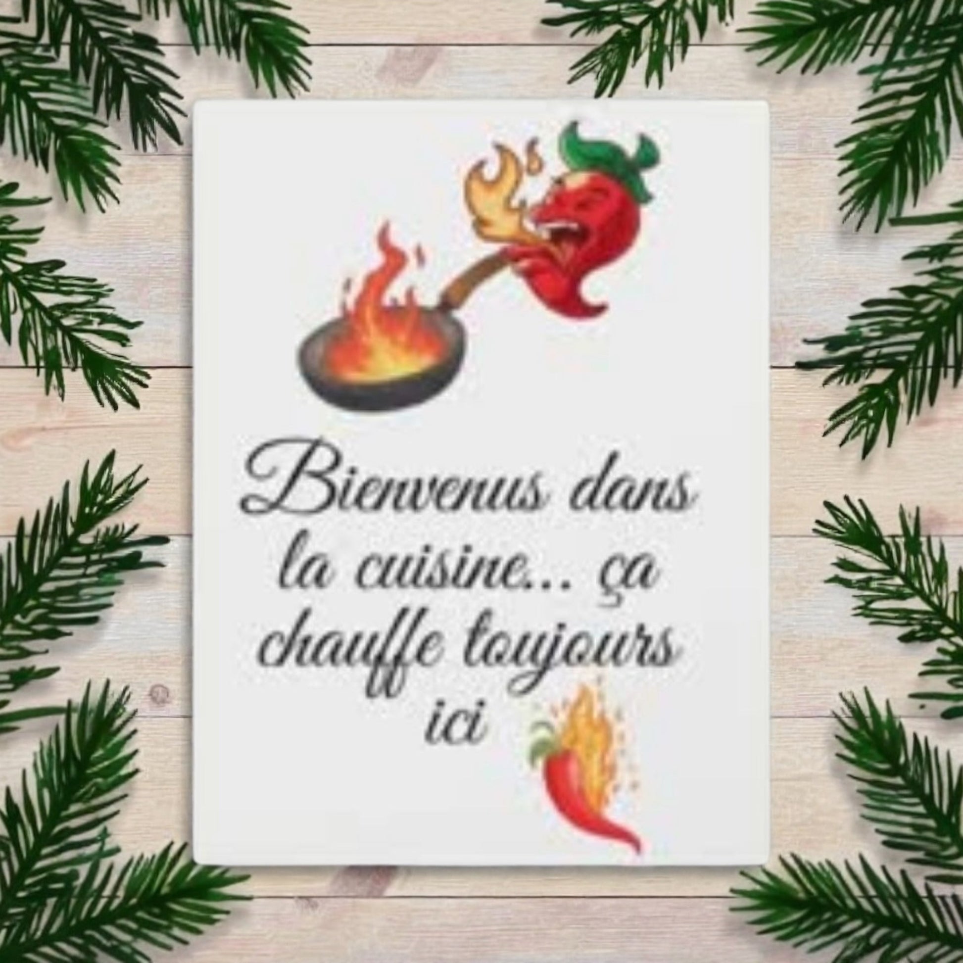 Affiche cuisine à imprimer bienvenue dans ma cuisine, décoration murale cuisine