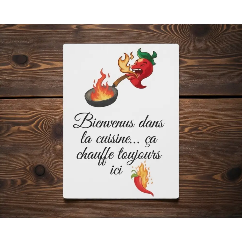 Décoration murale cuisine avec affiche à imprimer bienvenue dans ma cuisine