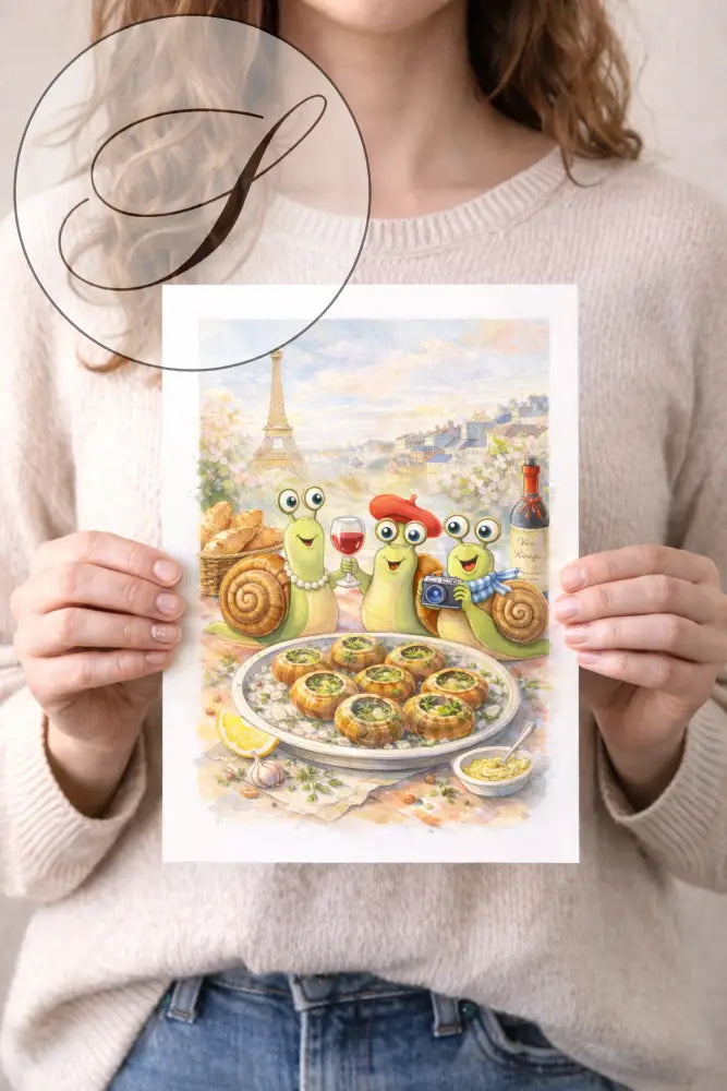 Affiche cuisine Paris style élégant pour déco mur cuisine chaleureuse