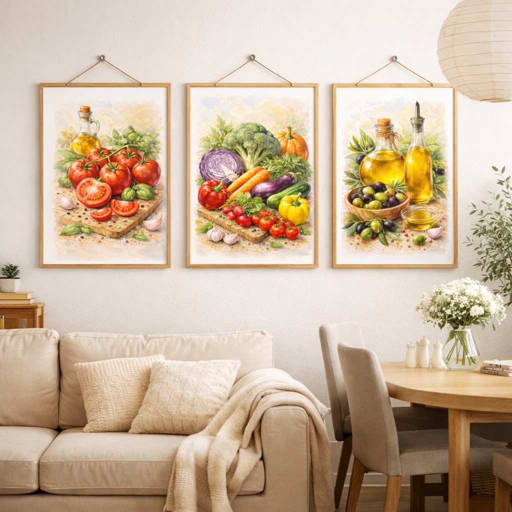 Affiche cuisine décoration murale pour cuisine