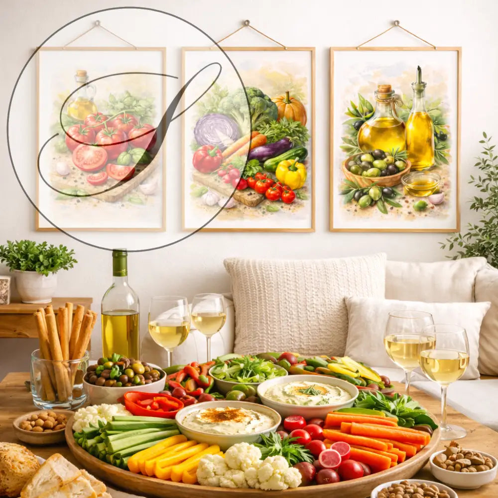 Affiche cuisine décoration murale à imprimer