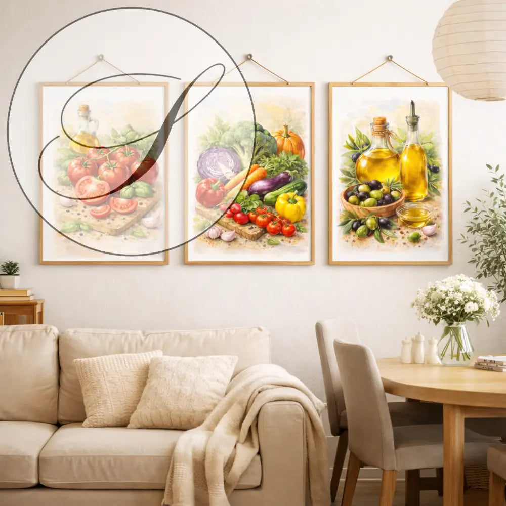 Affiche cuisine décoration murale pour cuisine
