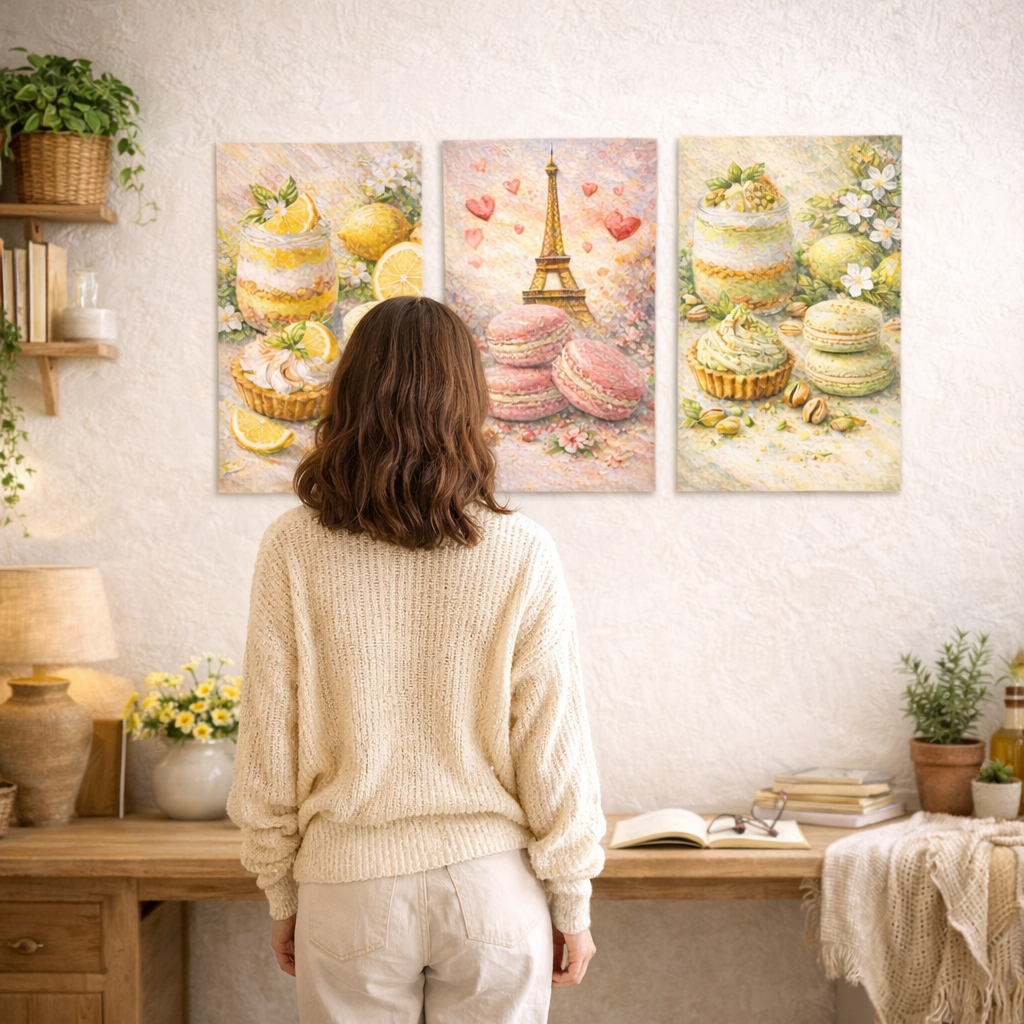 Affiche cuisine dessert citron poster mural