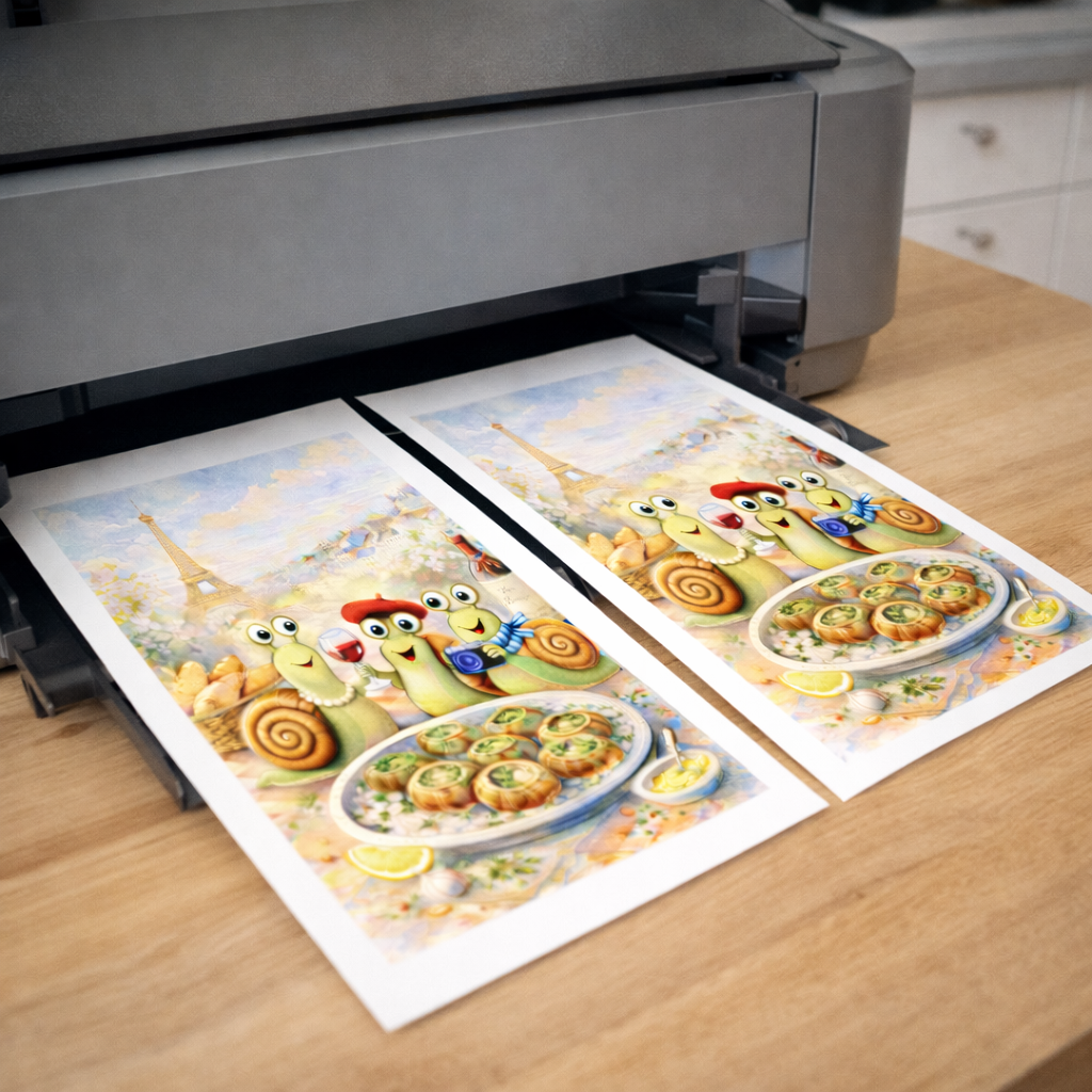 Affiche cuisine Paris – Poster décoratif à télécharger pour une déco murale élégante - affiche et poster