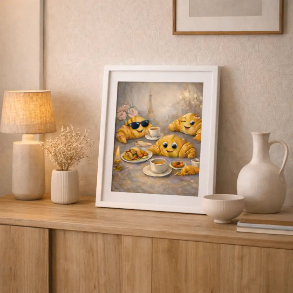 Déco murale cuisine avec affiche Paris élégante