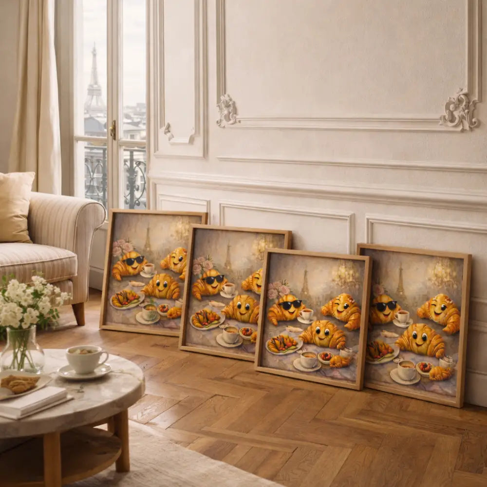 Affiche cuisine Paris en souvenir décoratif mural