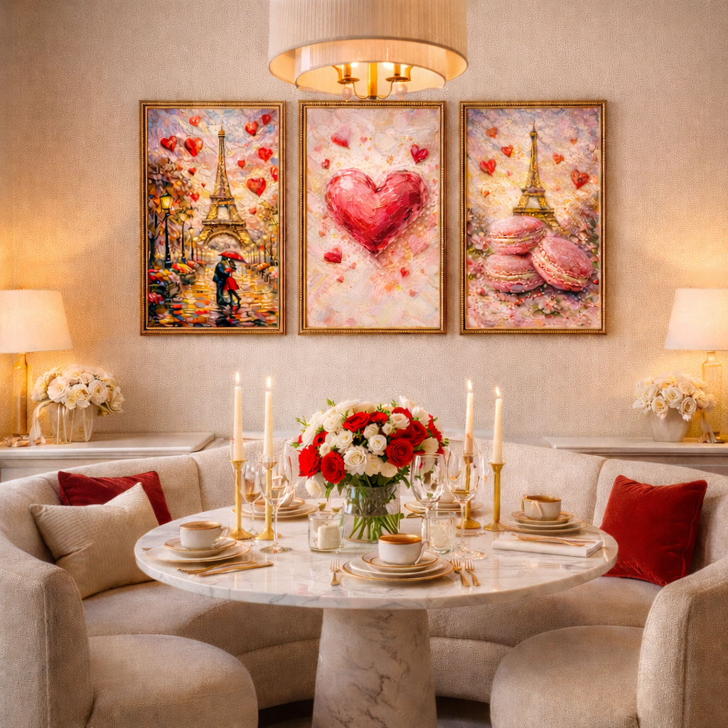 affiche murale romantique pour decoration mural chambre 
