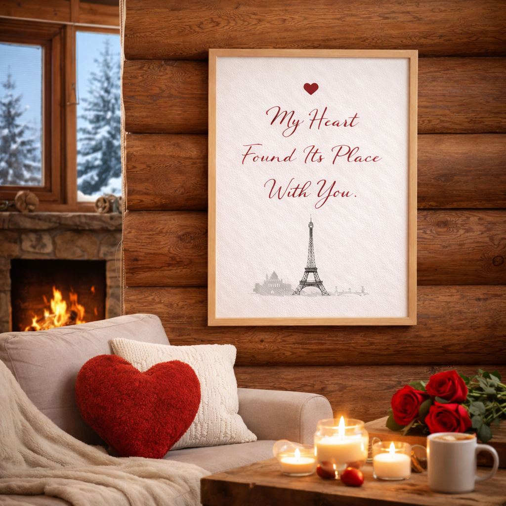 Affiche murale Saint Valentin comme idée cadeau originale
