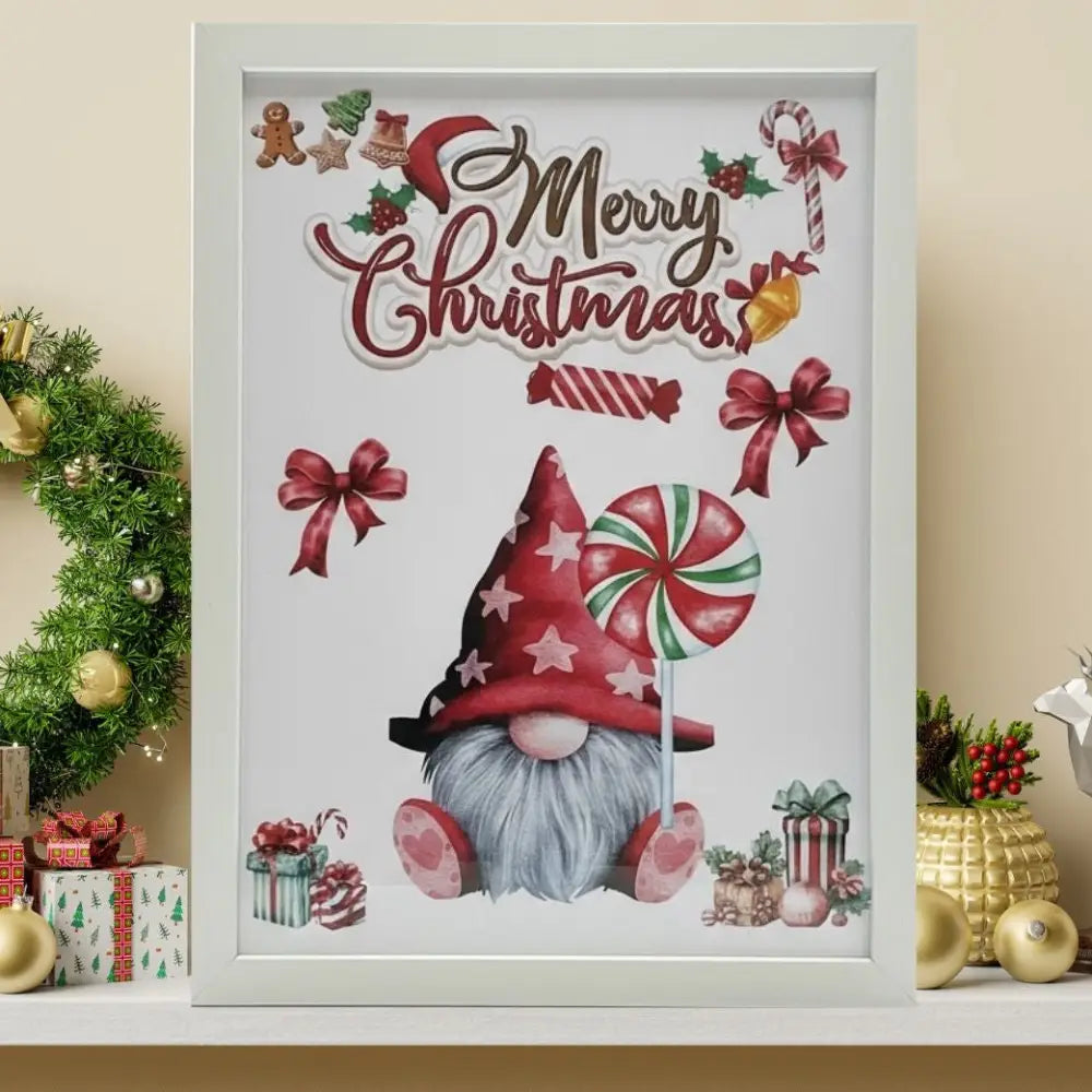 Poster Christmas premium, art mural hivernal