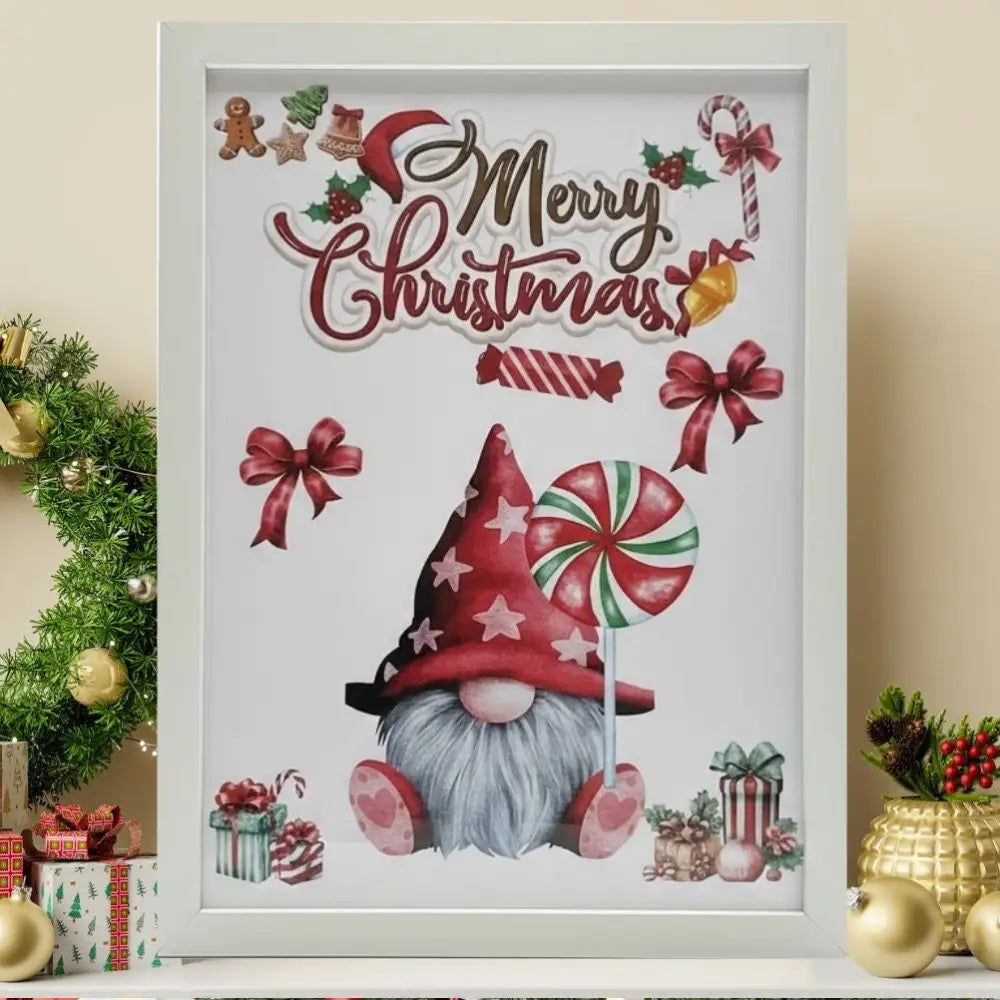 Affiche de Noël minimaliste pour décoration Noël