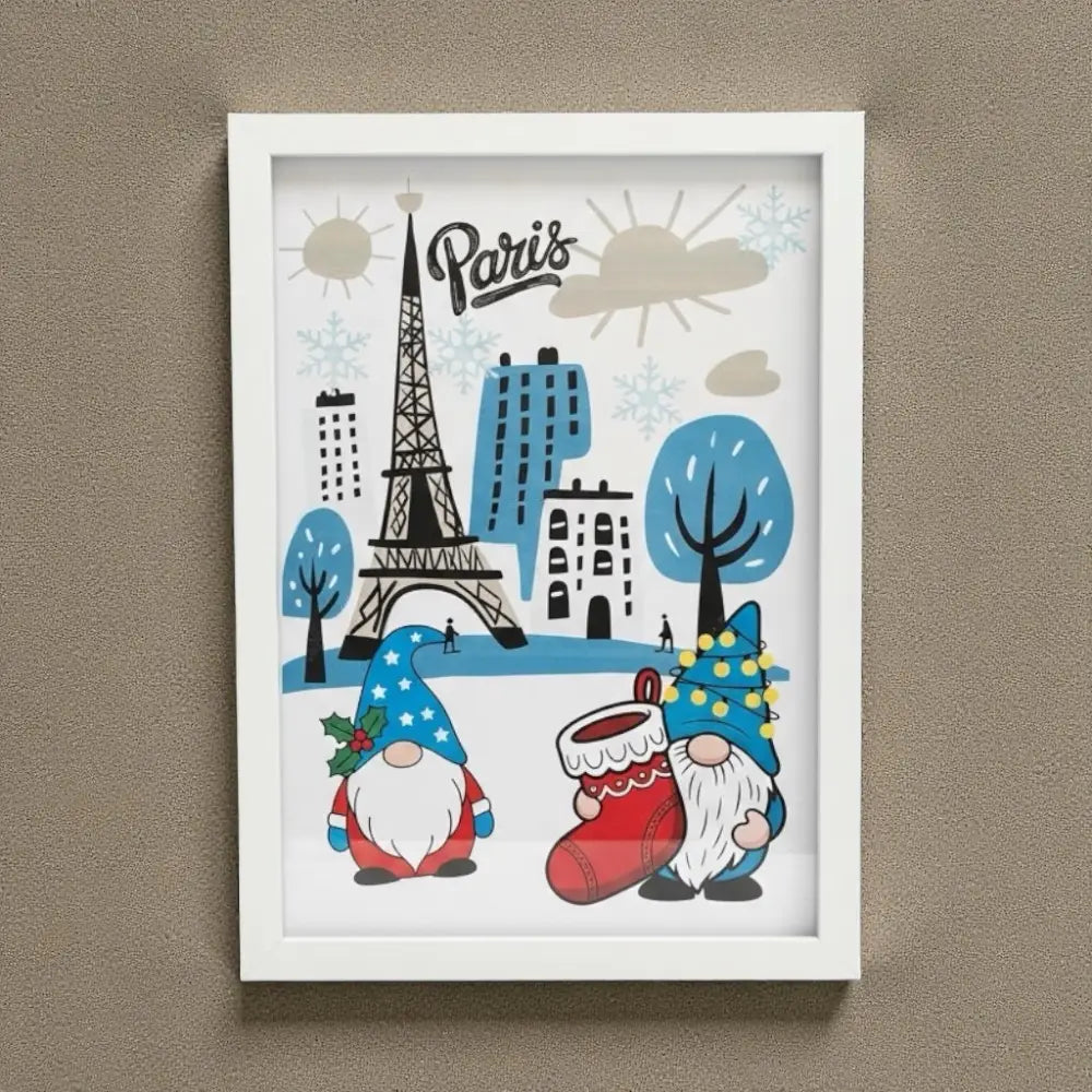 Affiche de Noël A4 pour décoration intérieure