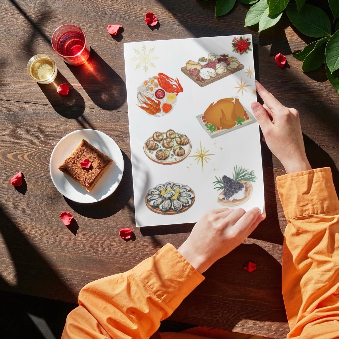 Affiche Noël design minimaliste, parfaite comme idée cadeau originale et décorative pour les fêtes.