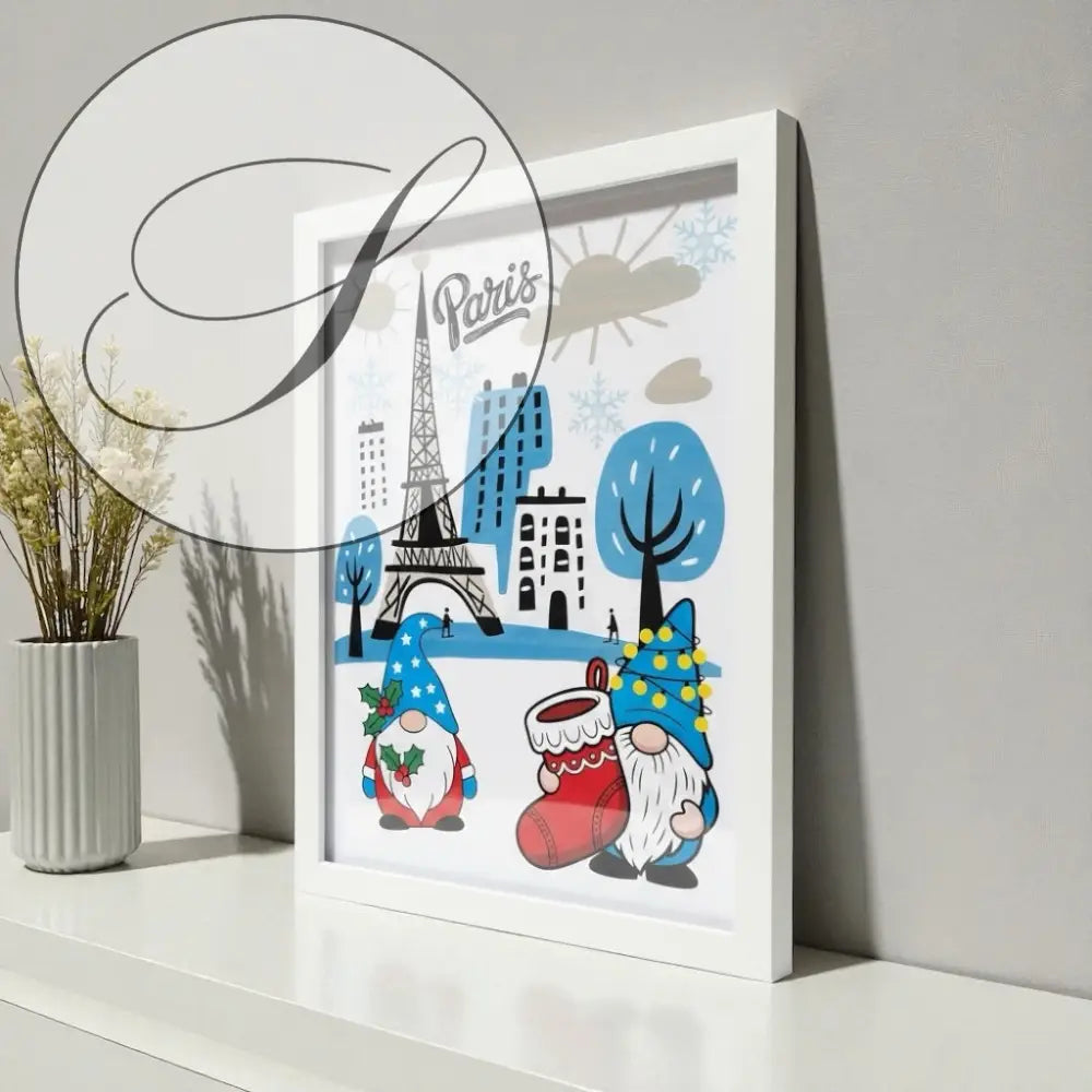 Affiche Noël décoration murale minimaliste à imprimer