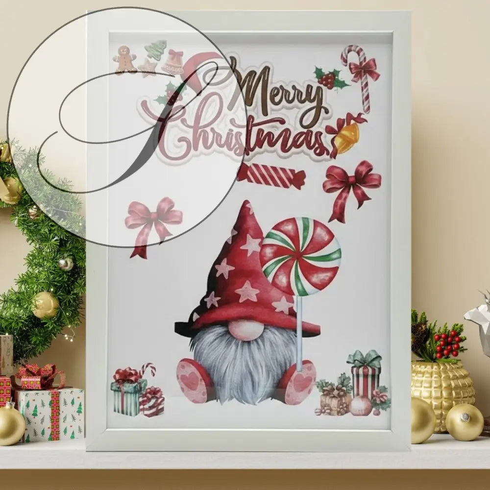 Poster Christmas premium, art mural hivernal