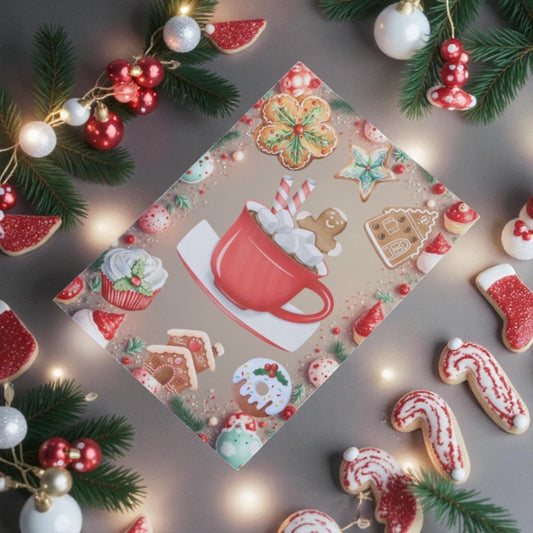 Affiche Noël A4 – Poster Christmas Décoration Murale