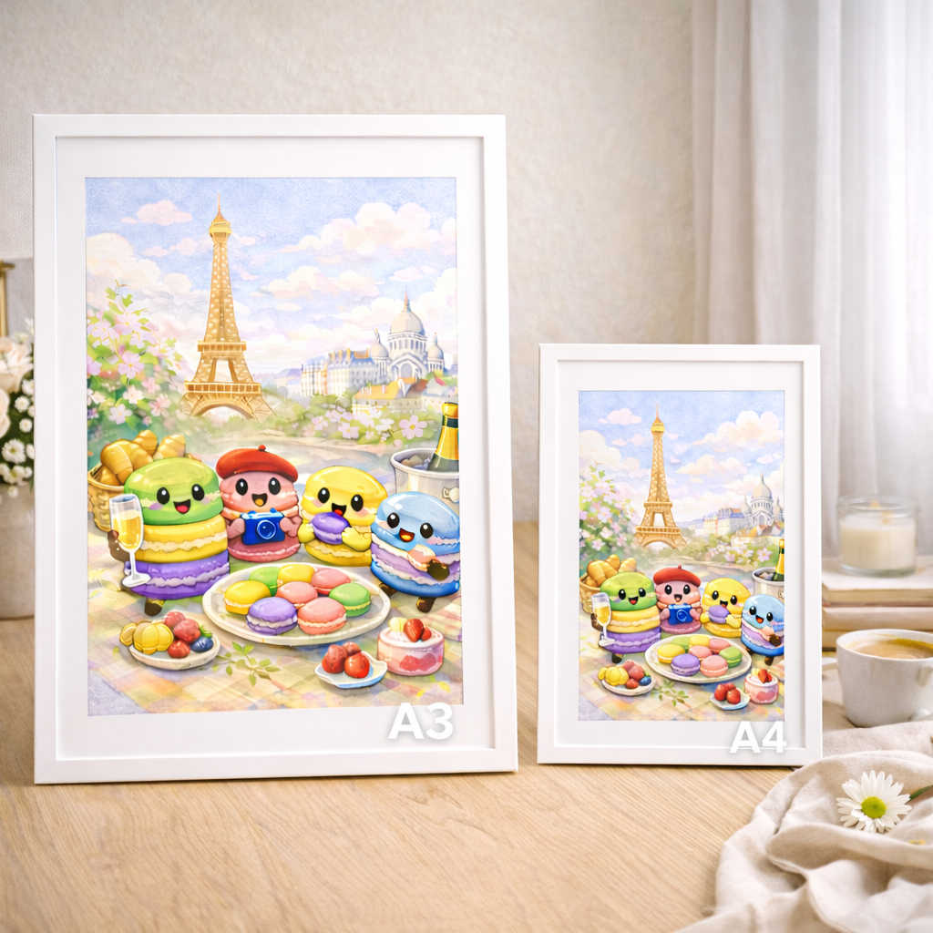 Affiche Paris idéale comme cadeau original et souvenir de Paris