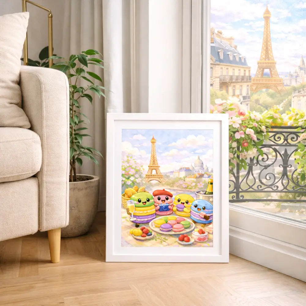 Affiche Paris téléchargeable et imprimable à domicile