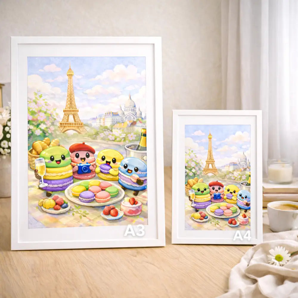 Affiche Paris idéale comme cadeau original et souvenir de Paris
