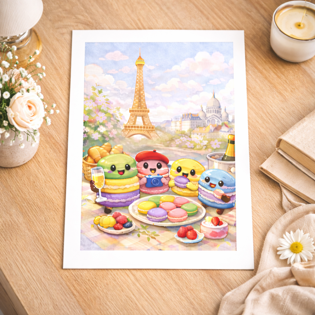 Affiche Paris à télécharger en PDF formats A3 et A4 haute qualité