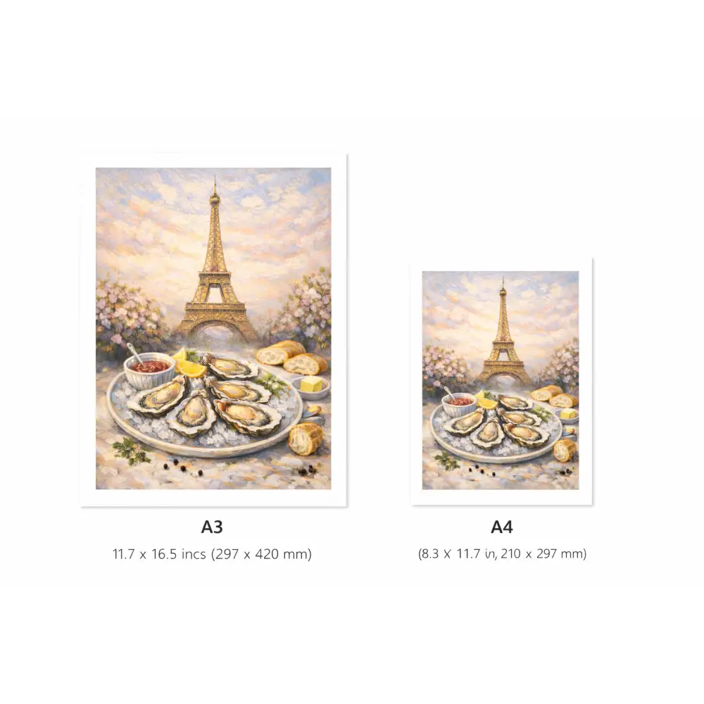 Poster Paris élégant pour deco mural inspiré des souvenirs de Paris