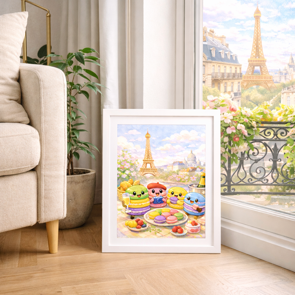 Affiche Paris téléchargeable et imprimable à domicile