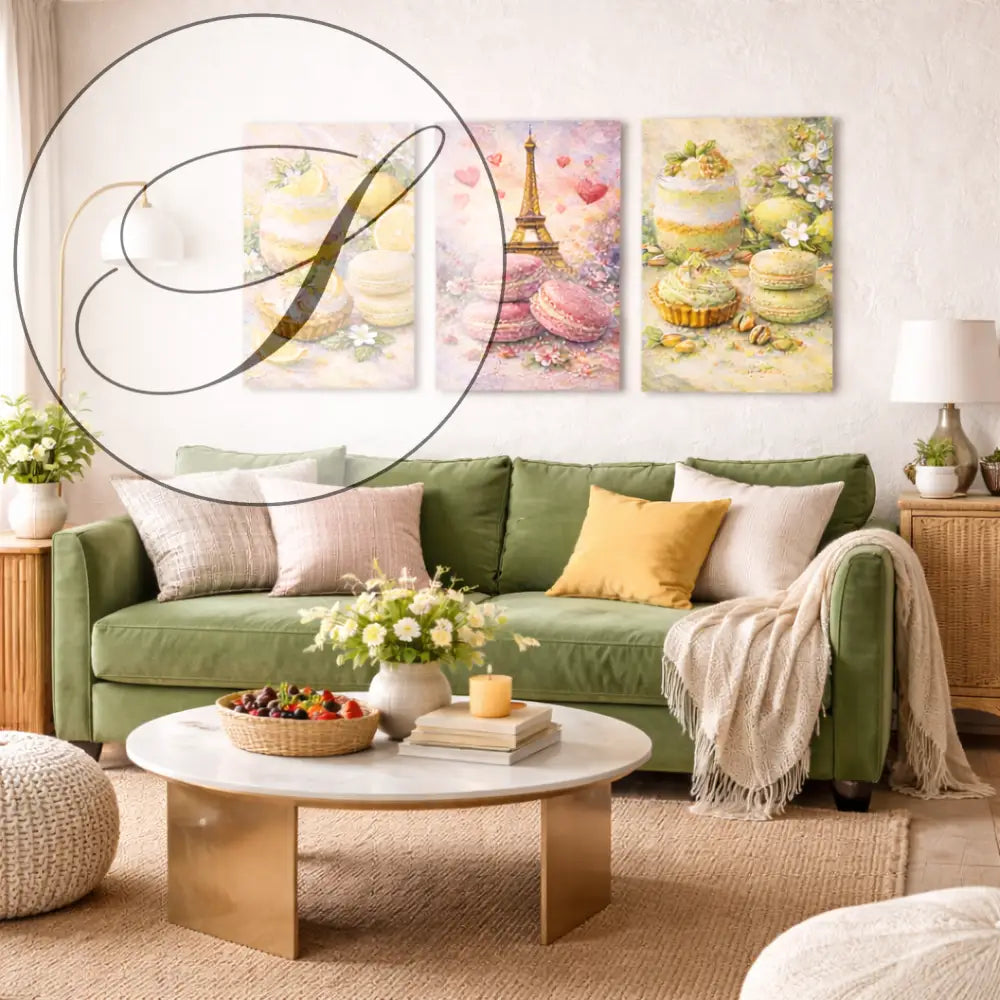 Impression affiche cuisine dessert pistache poster mural
