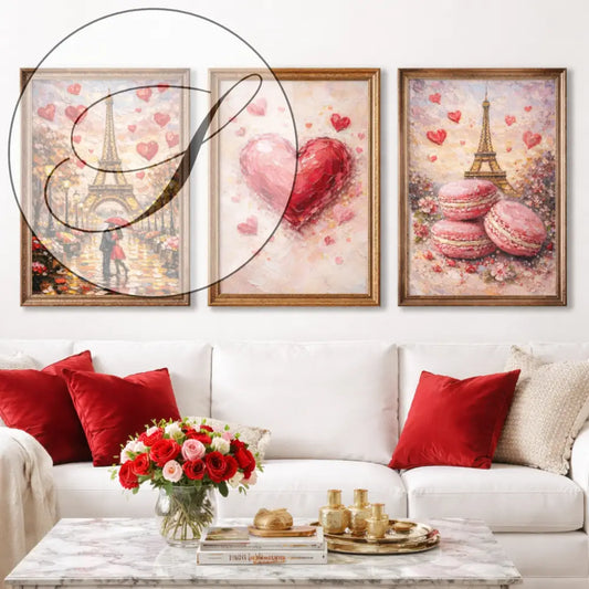 affiche murale romantique pour decoration mural  dans  un salon ,idee cadeau saint valentin