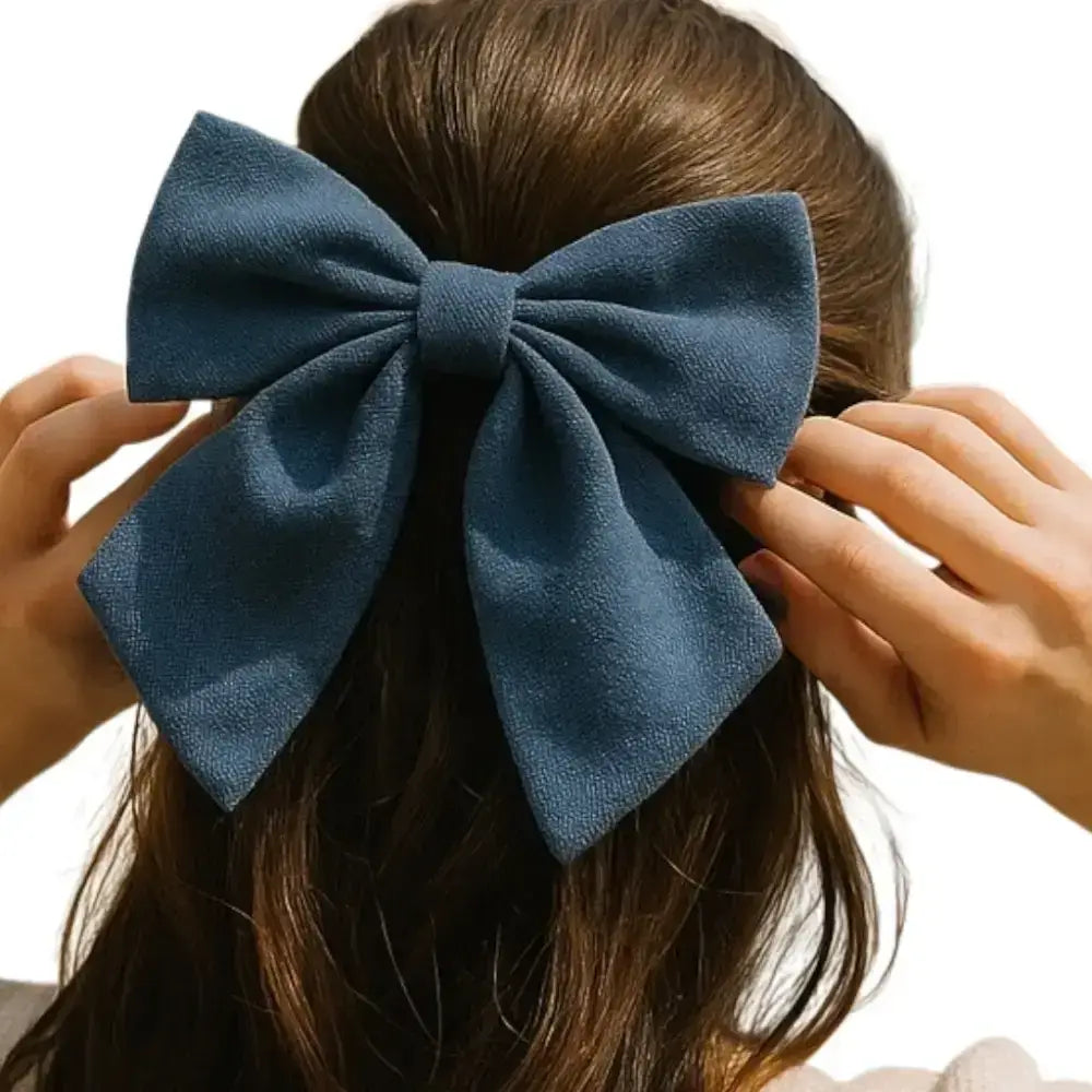 Barrette Cheveux Femme en Denim – Tendance 2025 et Style Décontracté - Barrettes pinces à cheveux