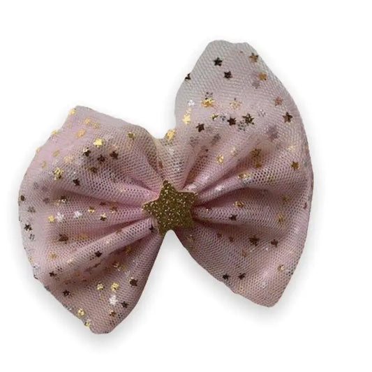 barrette enfant papillon rose