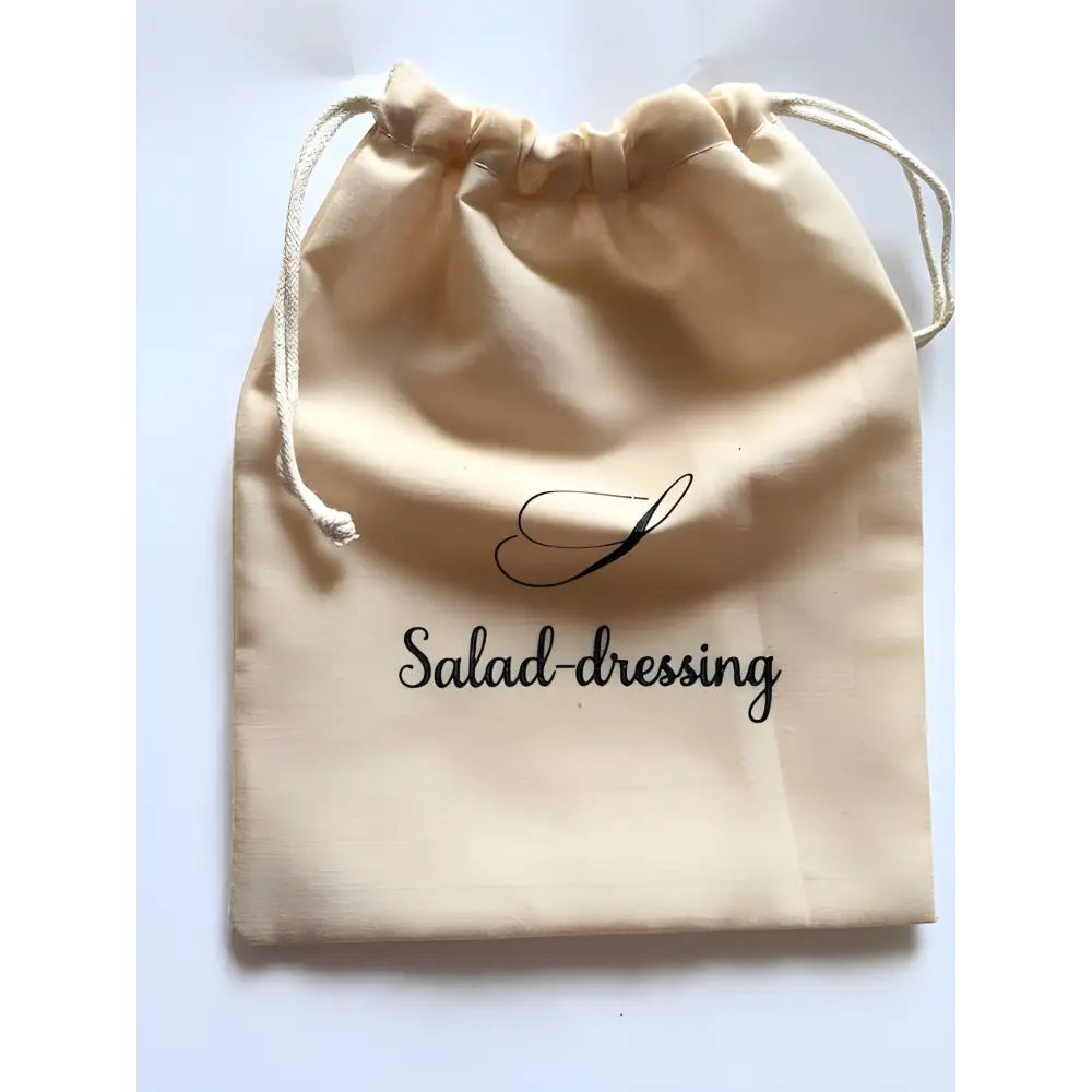 pochette cadeau coton salad-dressing