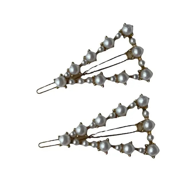 barrettes cheveux triangle 